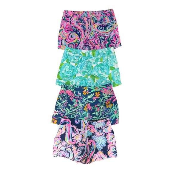 Lilly Pulitzer Printed Summer Shorts Bundle of 4 – Callahan & Makenna Women’s 2 - Picture 16 of 16